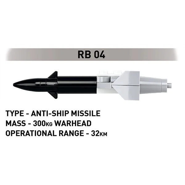 Cobi 5915 Forces Armées SAAB AJ37 VIGGEN, 1:48, 881 k