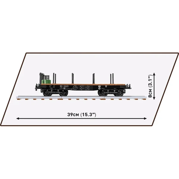 Cobi 6284 Schwerer plattformwagen type SSYS, 1:35, 424 p, 1 f