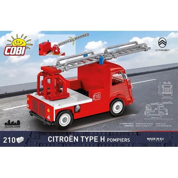 Cobi Citroën Type H Pompiers, 1:35, 203 pcs