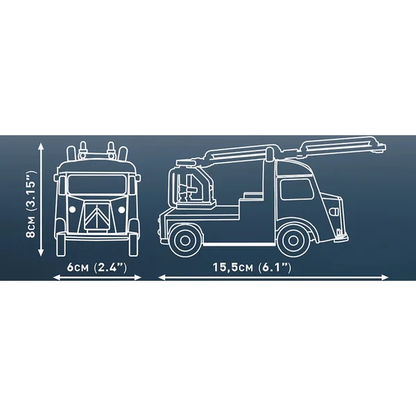 Cobi Citroën Type H Pompiers, 1:35, 203 pcs