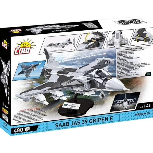 Cobi Forces Armées SAAB JAS 39 Gripen E, 1:48, 480 k