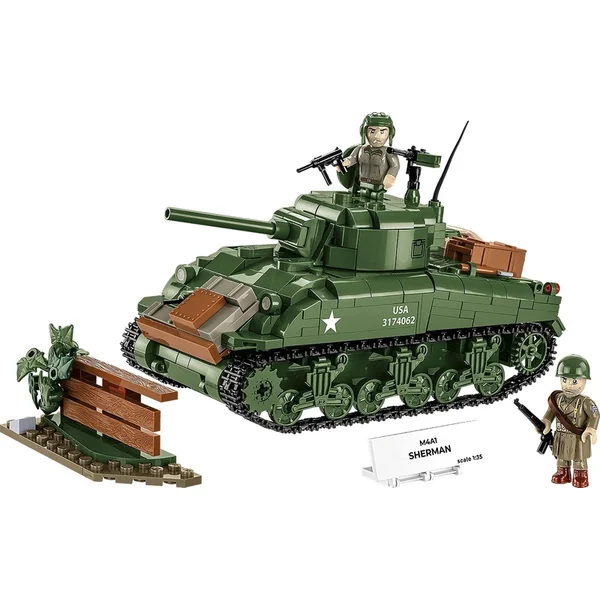 Cobi II WW M4A1 Sherman, 1:35, 663 p, 2 f