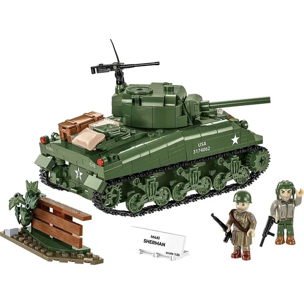 Cobi II WW M4A1 Sherman, 1:35, 663 p, 2 f