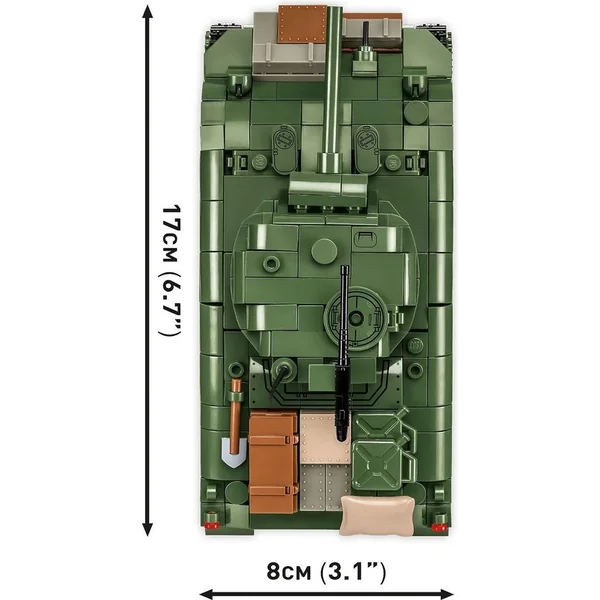 Cobi II WW M4A1 Sherman, 1:35, 663 p, 2 f