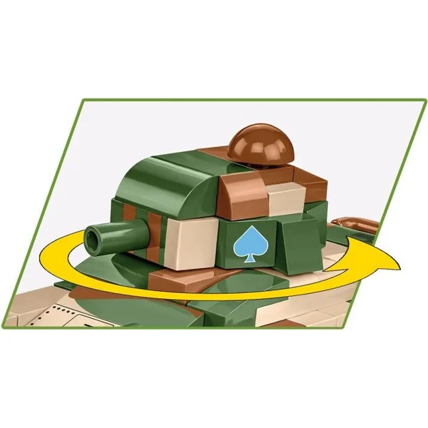 Cobi II WW Renault R-35, PL/FR 2 en 1, 1:48, 258 pièces