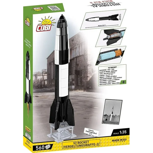 Cobi II WW V2 Rocket, 1:35, 600 k