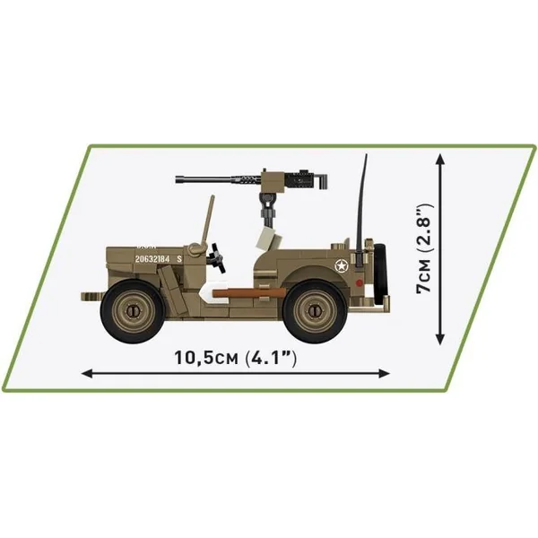 Cobi II WW Willys MB, 1:35, 132 p, 1 f