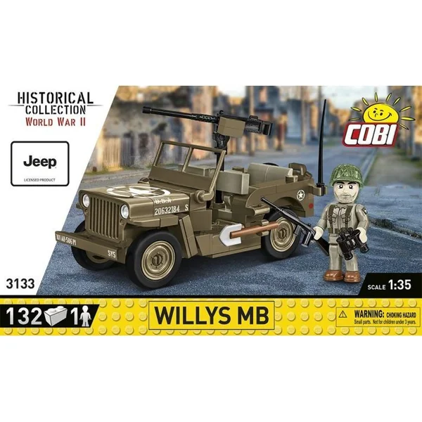 Cobi II WW Willys MB, 1:35, 132 p, 1 f