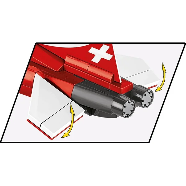 Cobi Northrop F-5E TIGER II Patrouille Suisse, 1:48, 320 pièces