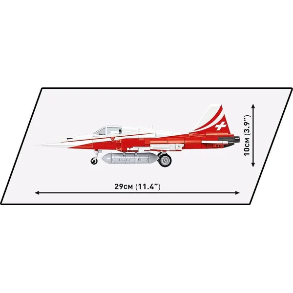 Cobi Northrop F-5E TIGER II Patrouille Suisse, 1:48, 320 pièces