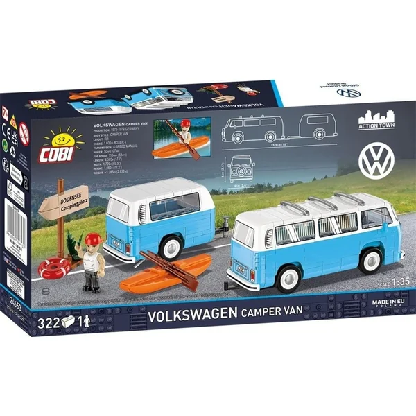 Cobi Volkswagen Camper Van, 1:35, 322 p, 1 f