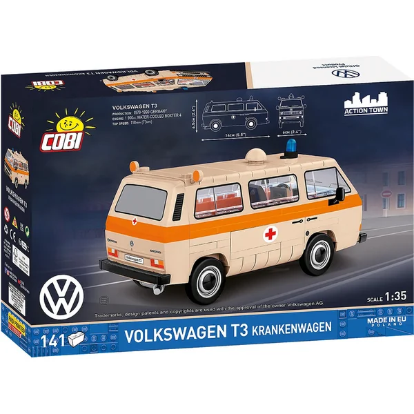 Cobi Volkswagen T3 Ambulance, 1:35, 146 pcs