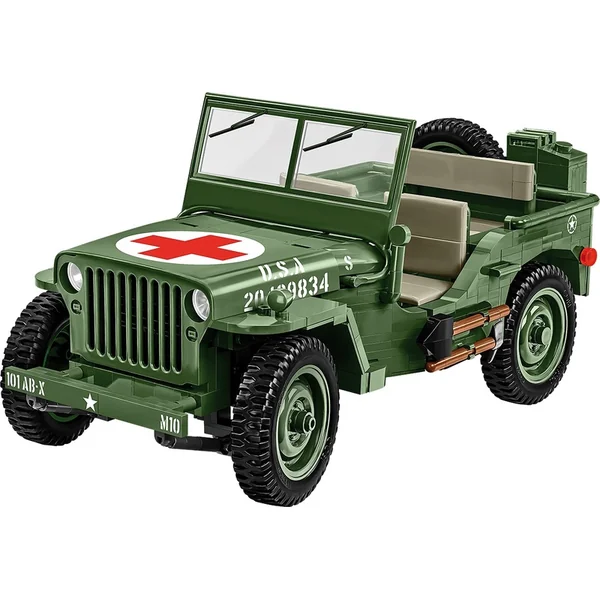 Cobi Willys MB ambulance 1:12, 1131 pièces