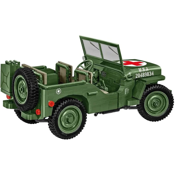 Cobi Willys MB ambulance 1:12, 1131 pièces