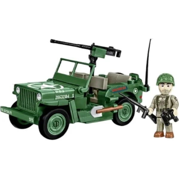 Cobi Willys MB & M2 canon, 1:35, 150 p, 1 f
