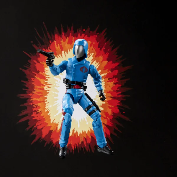 COBRA COMMANDER FIGURINE G.I. JOE RETRO COLLECTION SERIES HASBRO