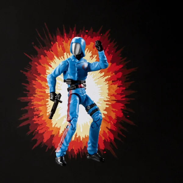 COBRA COMMANDER FIGURINE G.I. JOE RETRO COLLECTION SERIES HASBRO