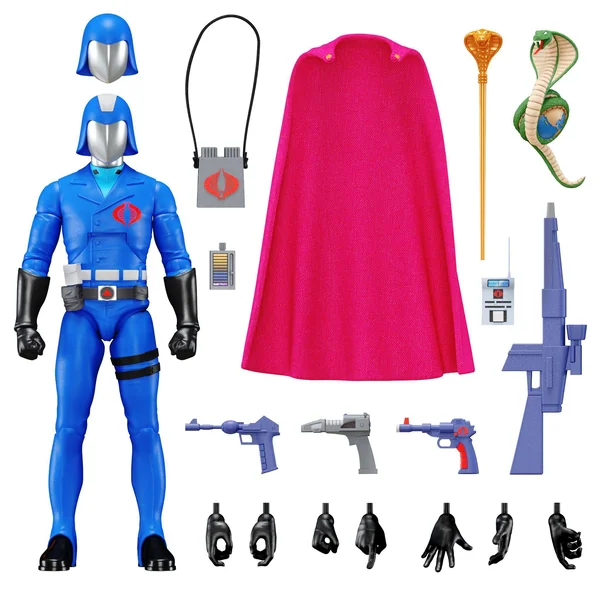Cobra Commander figurine Ultimate G.I. Joe Super7 18 cm