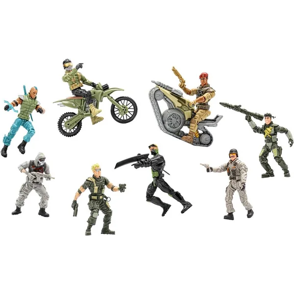 COFFRET 8 SOLDATS ET ACCESSOIRES