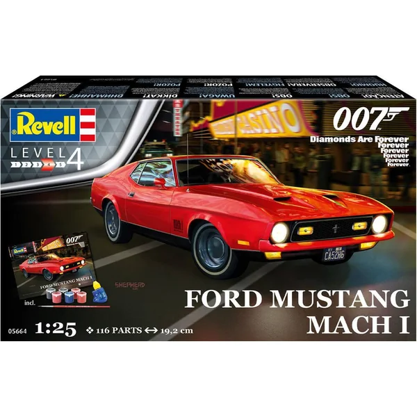 COFFRET CADEAU JAMES BOND FORD MUSTANG MACH I