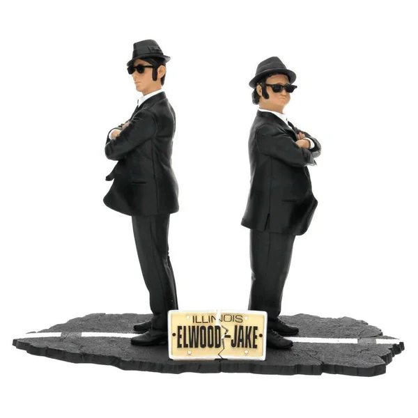 Coffret de 2 figurines The Blues Brothers Elwood & Jake Blues, SD Toys 2017