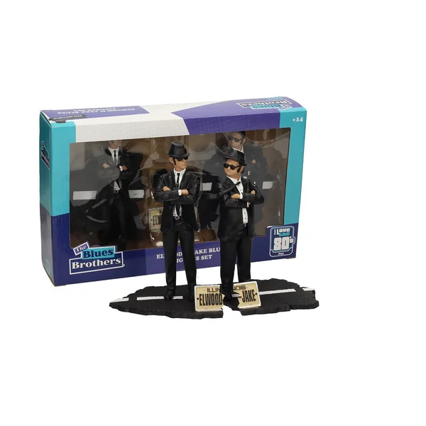 Coffret de 2 figurines The Blues Brothers Elwood & Jake Blues, SD Toys 2017