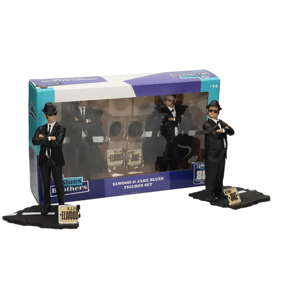 Coffret de 2 figurines The Blues Brothers Elwood & Jake Blues, SD Toys 2017