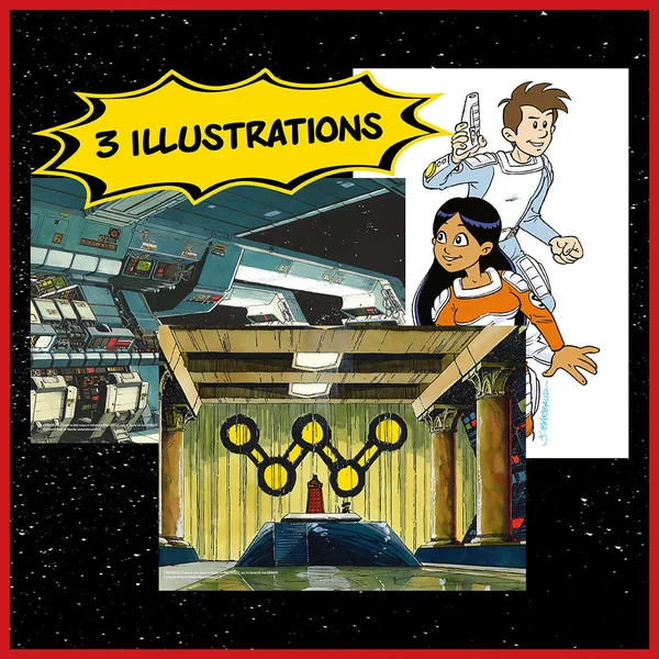 Coffret de 8 figurines Il était une fois... l'espace Dragon Memories 2023