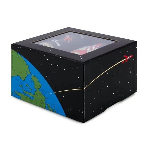 Coffret Tintin "Lune" Café bio Roumbouts + 2 tasses