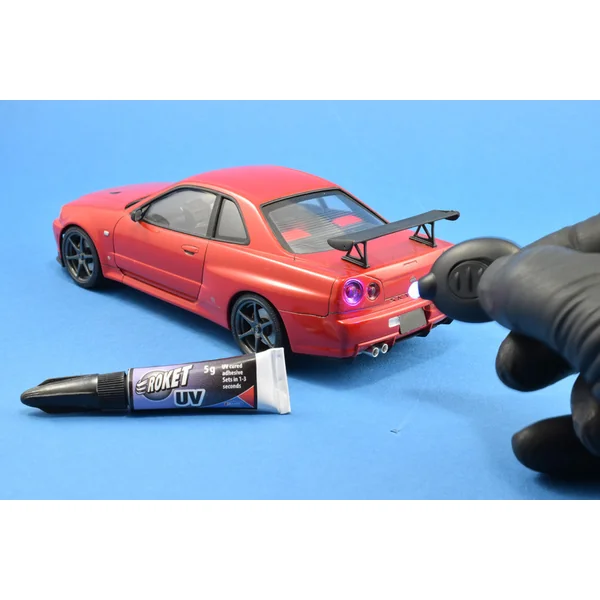 Colle UV Roket 5g avec porte-clés UV