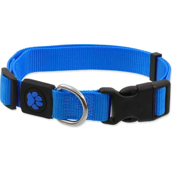 Collier Active Dog Premium M bleu 2x34-49cm