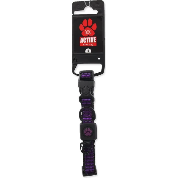 Collier Active Dog Strong S violet 1,5x27-37cm