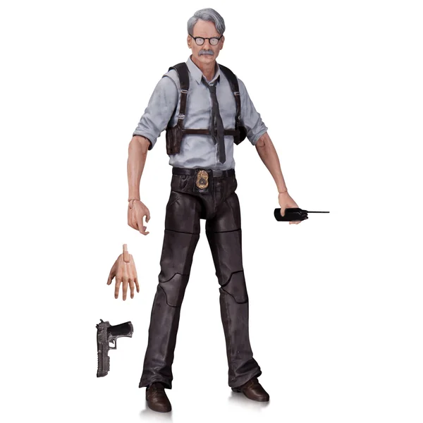 COMMISSAIRE GORDON FIGURINE BATMAN ARKHAM KNIGHT DC COLLECTIBLES 17 CM