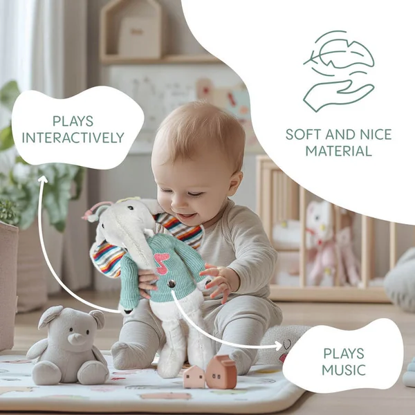 Compagnon interactif en peluche, Éléphant