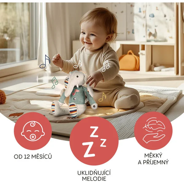 Compagnon interactif en peluche, Éléphant