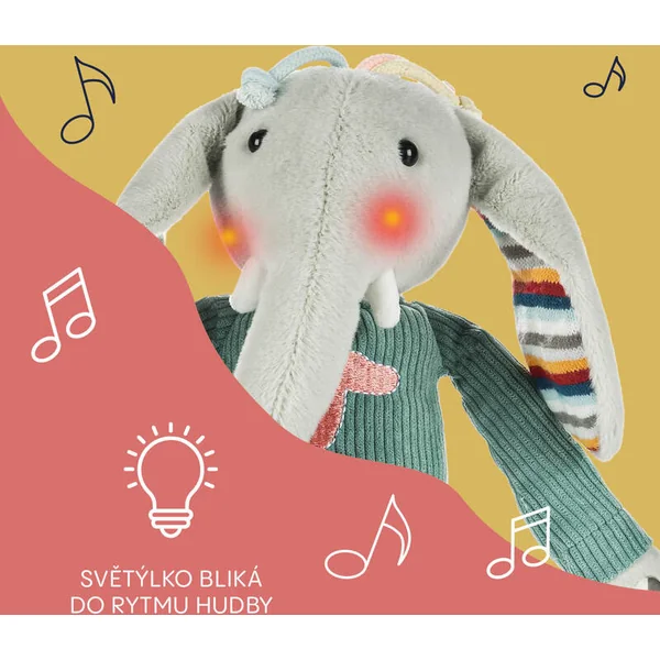 Compagnon interactif en peluche, Éléphant