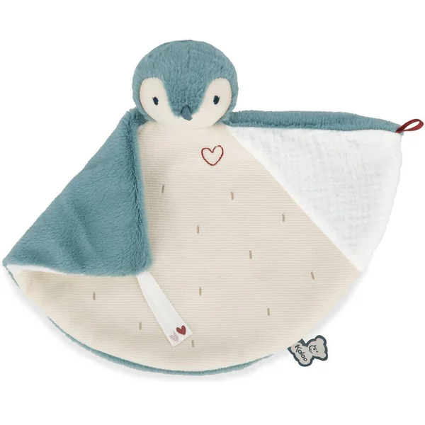 COMPLICES - DOUDOU MANCHOT VERT 24 CM