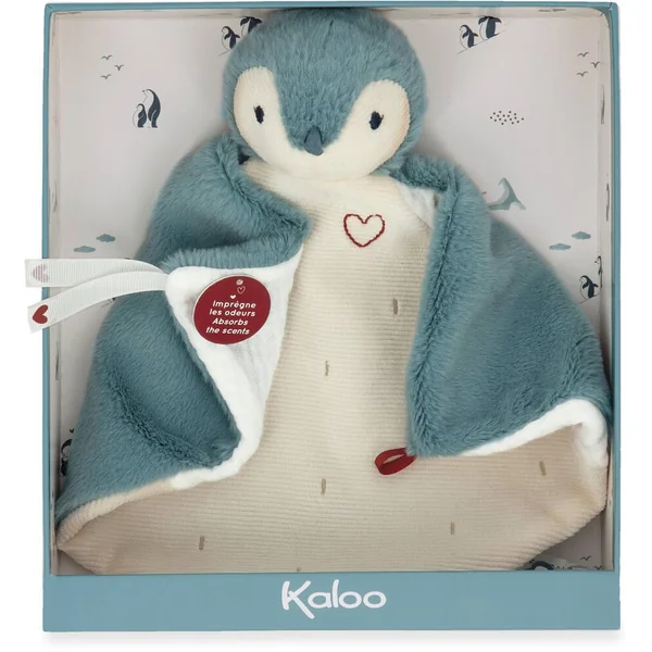 COMPLICES - DOUDOU MANCHOT VERT 24 CM