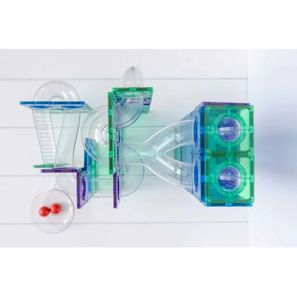 CONNETIX® Ensemble de construction magnétique Rainbow Ball Run Pack 92 pcs