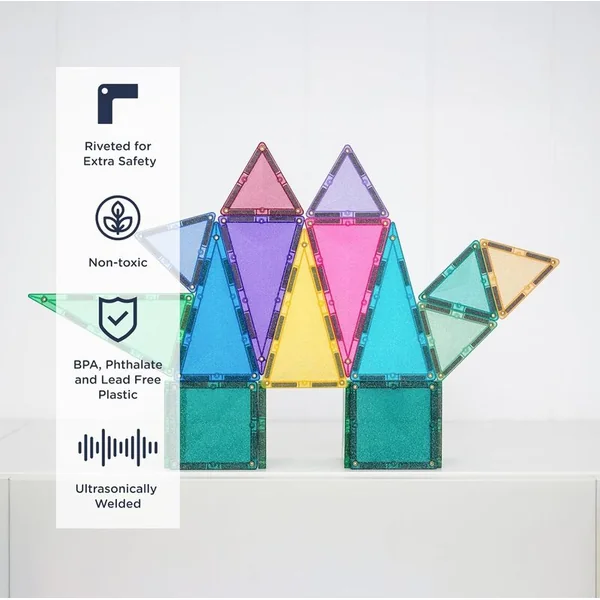 CONNETIX® Glitter Castle Pack ensemble de construction magnétique 48 pcs