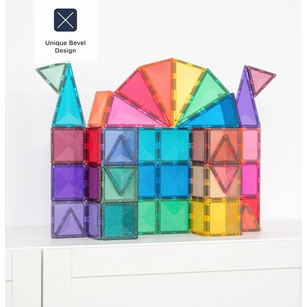 CONNETIX® Glitter Castle Pack ensemble de construction magnétique 48 pcs