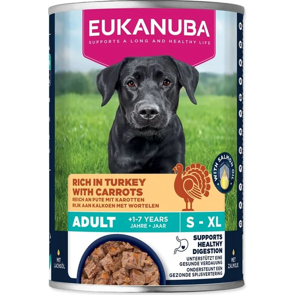 Conserve EUKANUBA Adult riche en dinde avec carottes 400 g