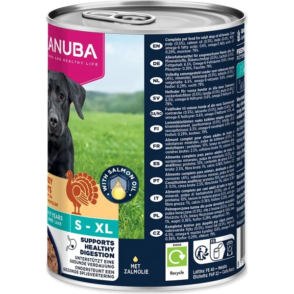 Conserve EUKANUBA Adult riche en dinde avec carottes 400 g