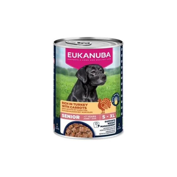 Conserve EUKANUBA Senior riche en dinde avec carottes 400 g