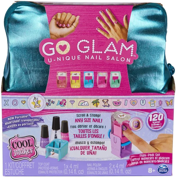 COOL MAKER - COFFRET GO GLAM U-NIQUE NAIL SALON AVEC POCHETTE