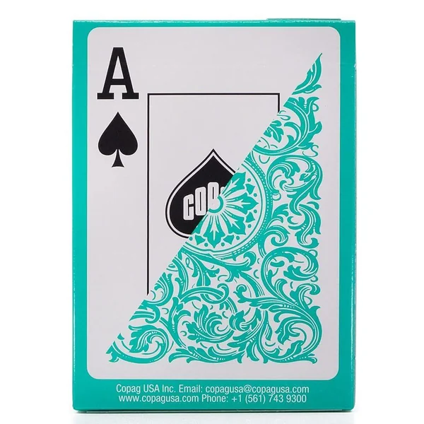 COPAG CARTE POKER PLASTIQUE - JUMBO INDEX - ELITE - VERT