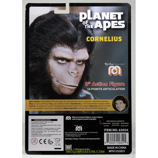 Cornelius figurine La Planète des singes Mego 20 cm