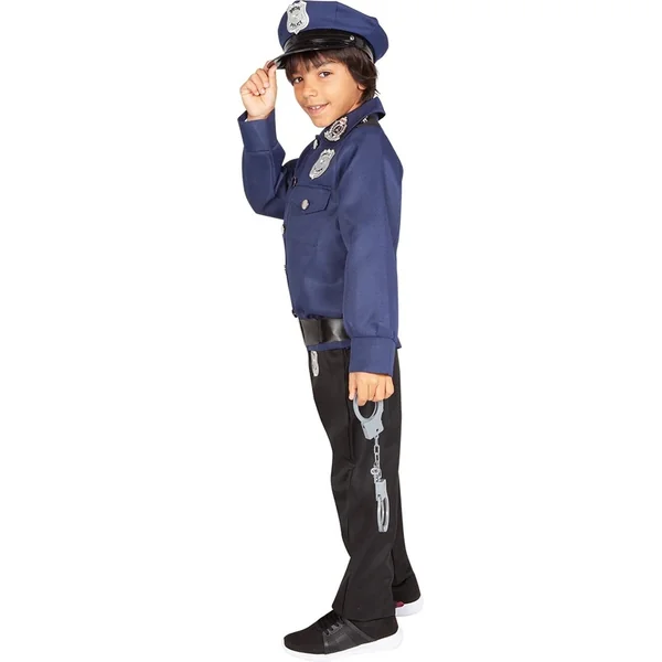 Costume de policier pour enfant taille (122-128cm)nouveau