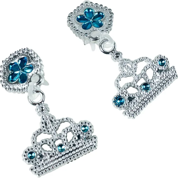 Couronne royaume d'hiver princesse avec boucles d'oreilles
