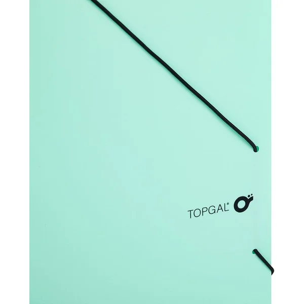 Couverture verte pour cahiers Topgal FOLDER 24068